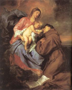 安東尼 凡 戴尅 Virgin and Child with Saint Anthony of Padua